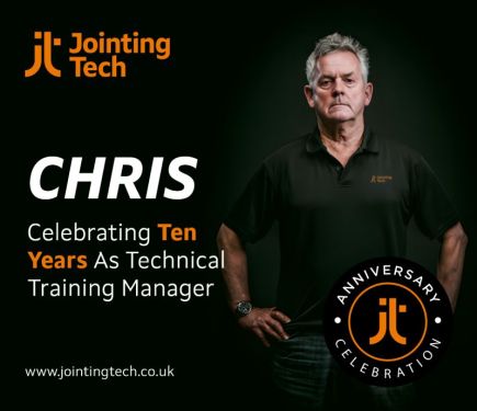 This month marks Chris Brown's 10-year anniversary at Jointing Tech, recognising over 50 years in the power industry.