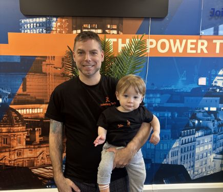 We love that Jointing Tech is more than just a business, it’s a work family and we couldn’t be happier than to see our very own Dan and his son, Woking’s littlest team member, both look amazing in their branded apparel