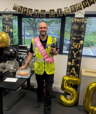 Wishing Stuart a happy 50th birthday
