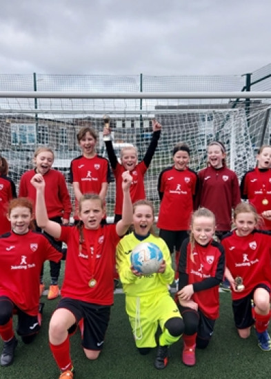 Morecambe Girls Football Club Smashing the Season in JT Training Kit