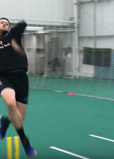 Back to full fitness, Ollie Robinson clocks up the deliveries ahead of new season