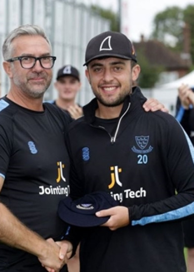 Tom Haines awarded county cap
