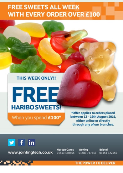 Free Haribos ALL WEEK!