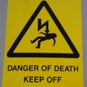 Danger of Death Label