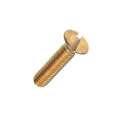 Brass Countersunk Slotted Head Screw