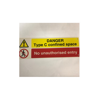 Confined Space Sign