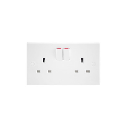 2 Gang Moulded Socket