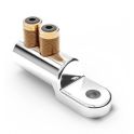 Pfisterer SICON HV mechanical lug for copper and aluminium conductor with compact design, rounded edges and at transitions, suitable for slide on and shrink sleeves