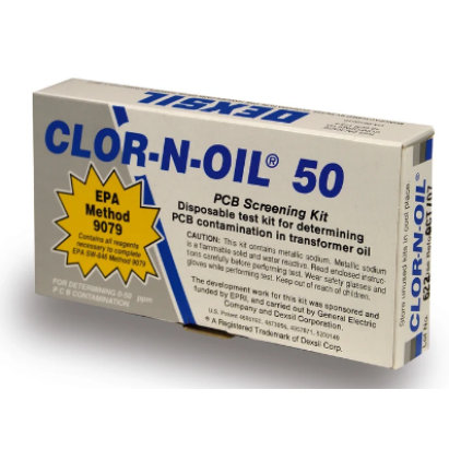 Clor-n-Oil is a fast, accurate method to determine whether PCB is present in electrical insulating fluids.