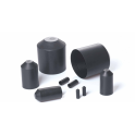 Filoform heat shrink insulating end caps for power cables