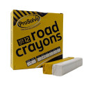 ProSolve Hard Road Marking Crayons are suitable for exterior use on asphalt and concrete, stone pavements and road surfaces.
