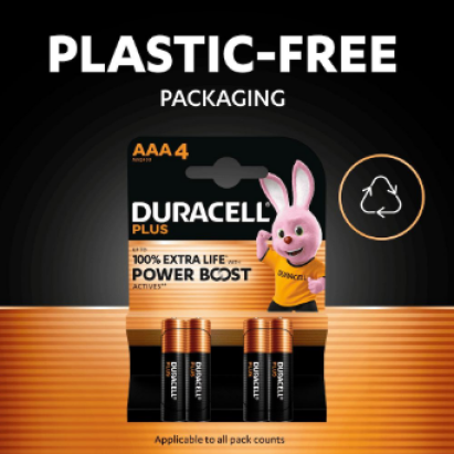 Duracell Plus Boost Active AAA Pack of 10