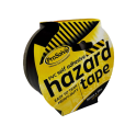 ProSolve PVC Self Adhesive Hazard Warning Tape 50mm x 33m - Black/Yellow